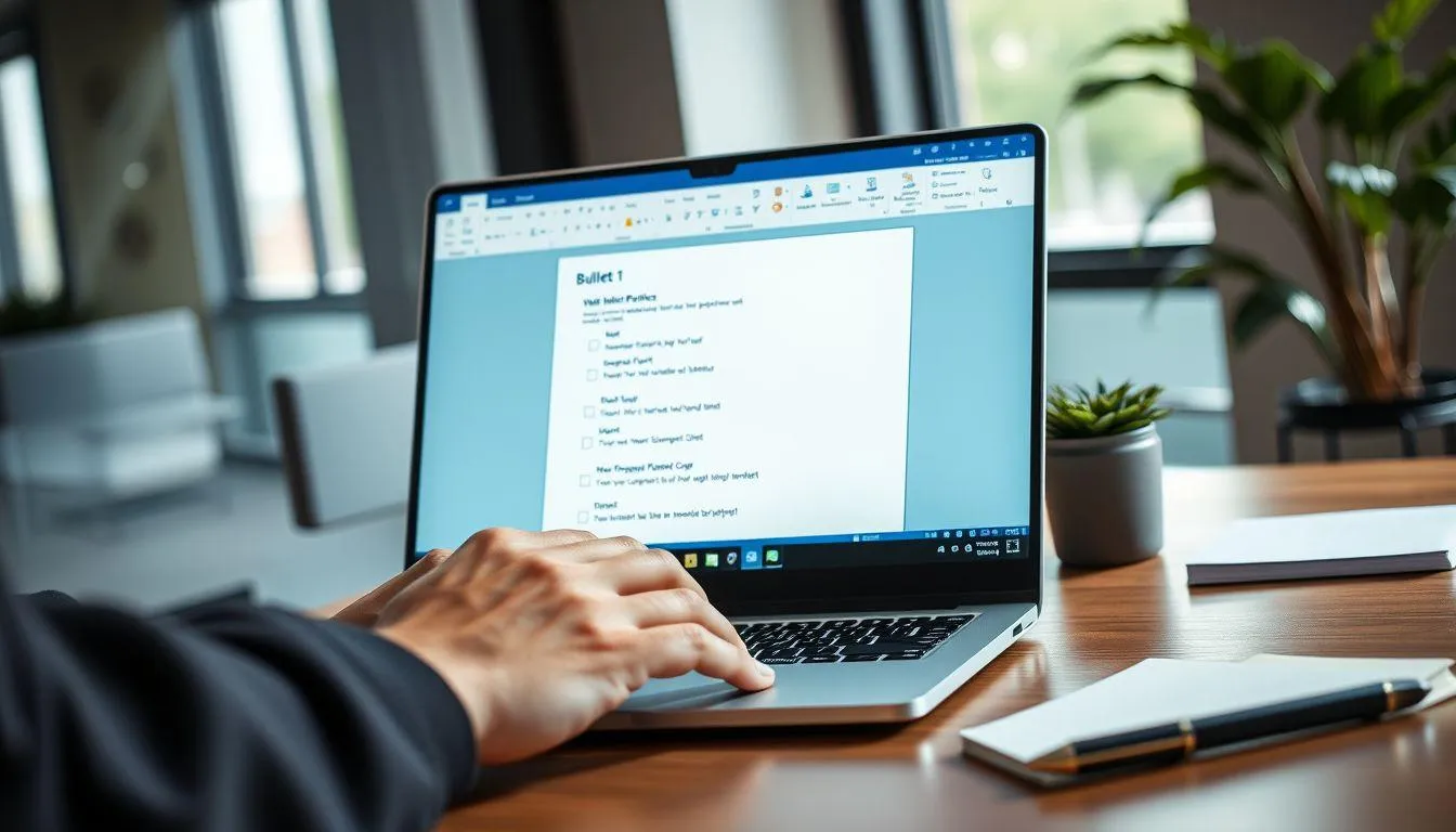 Menggunakan Bullet Points untuk Kotak Centang (c) Ilustrasi AI