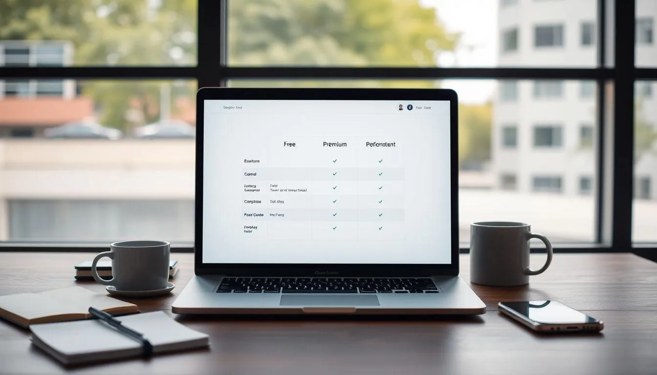 Fitur Premium vs Gratis Linktree (c) Ilustrasi AI