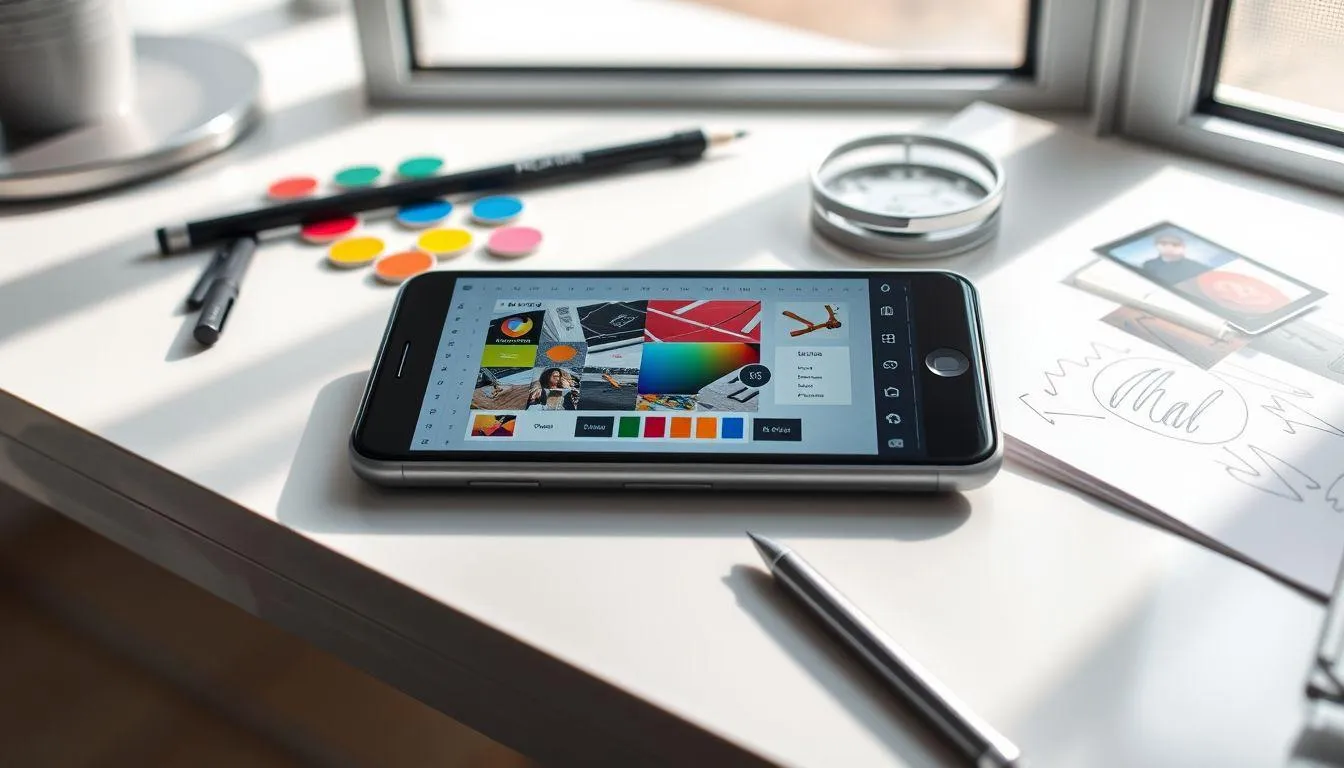 Cara Membuat Logo di HP dengan PicsArt (c) Ilustrasi AI