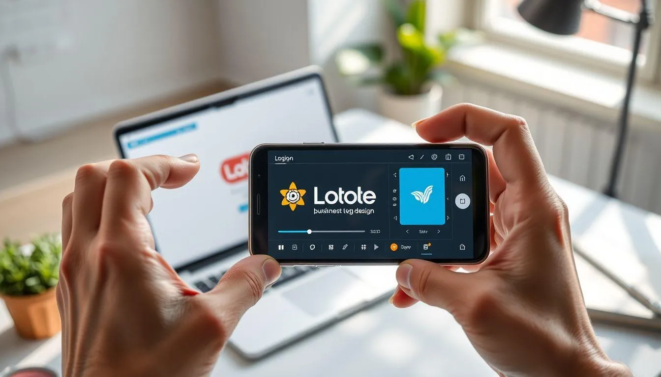 Cara Membuat Logo di HP Menggunakan Logo Maker (c) Ilustrasi AI