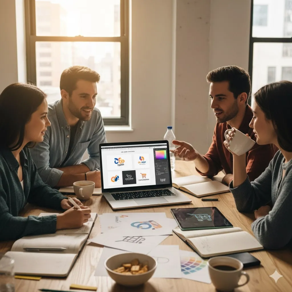 Platform dan Aplikasi untuk Membuat Logo (c) Ilustrasi AI