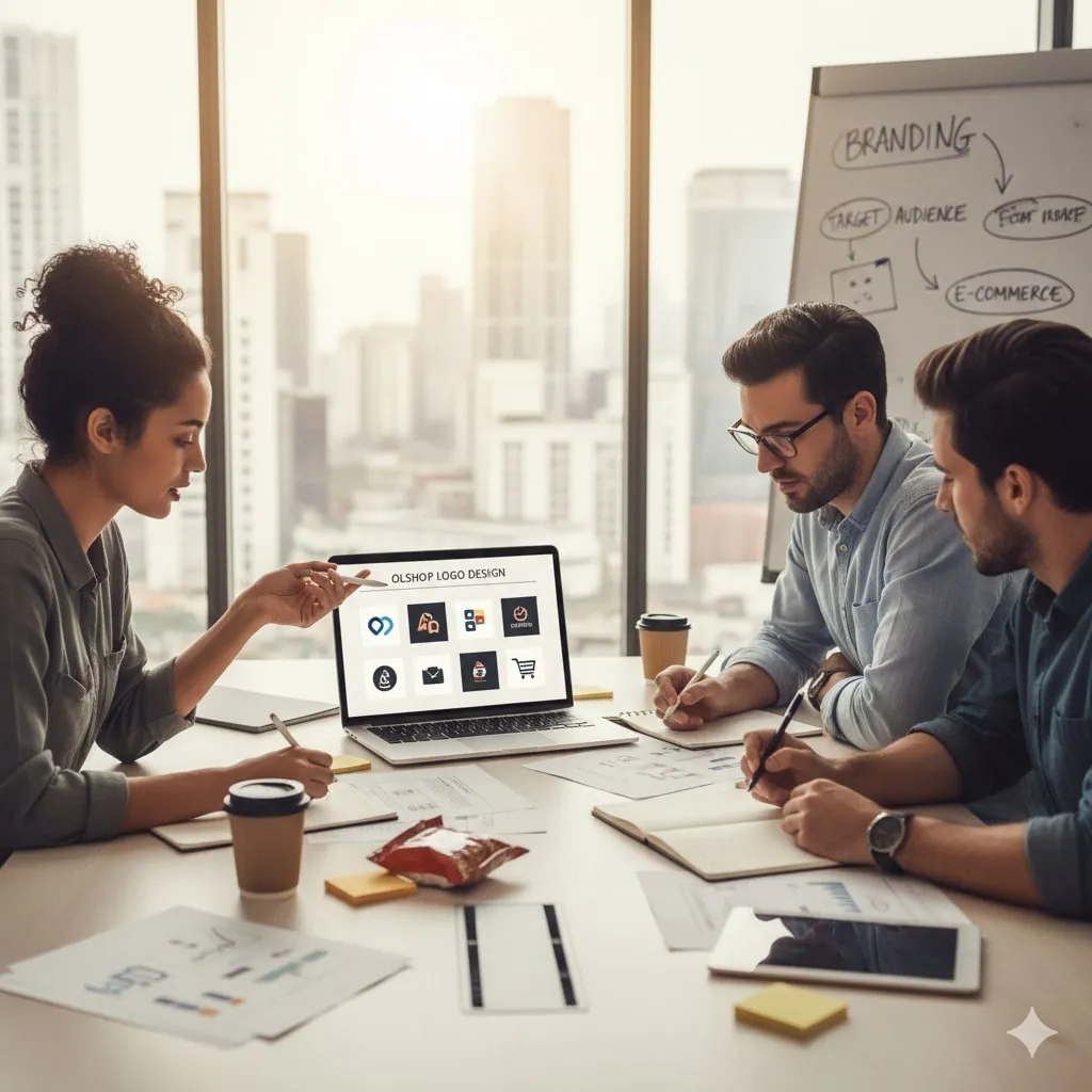 Langkah-Langkah Membuat Logo Olshop (c) Ilustrasi AI