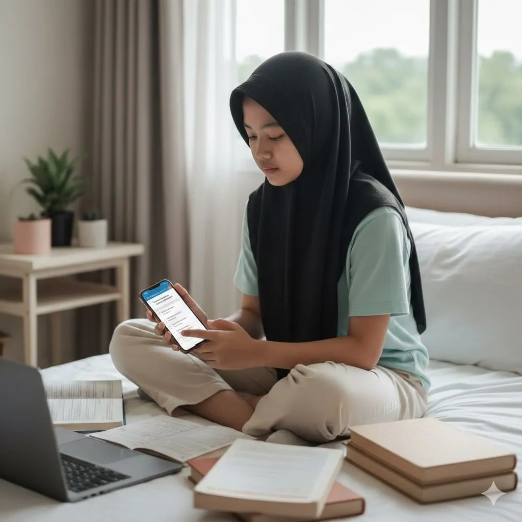 Teknik Penulisan Efektif di Layar Kecil  (c) Ilustrasi AI