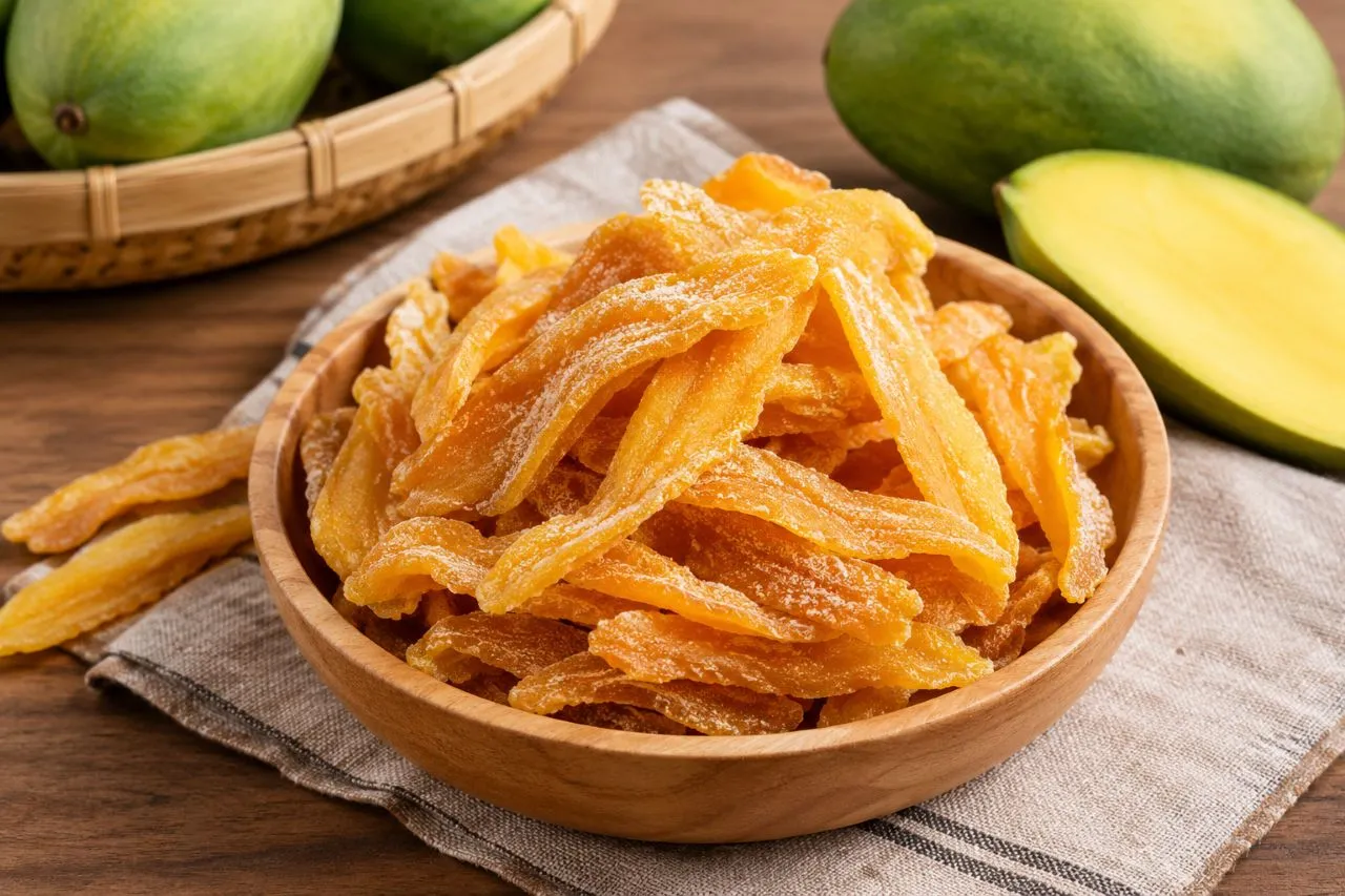 Ilustrasi Manisan Mangga Kering (Foto: AI Generated)