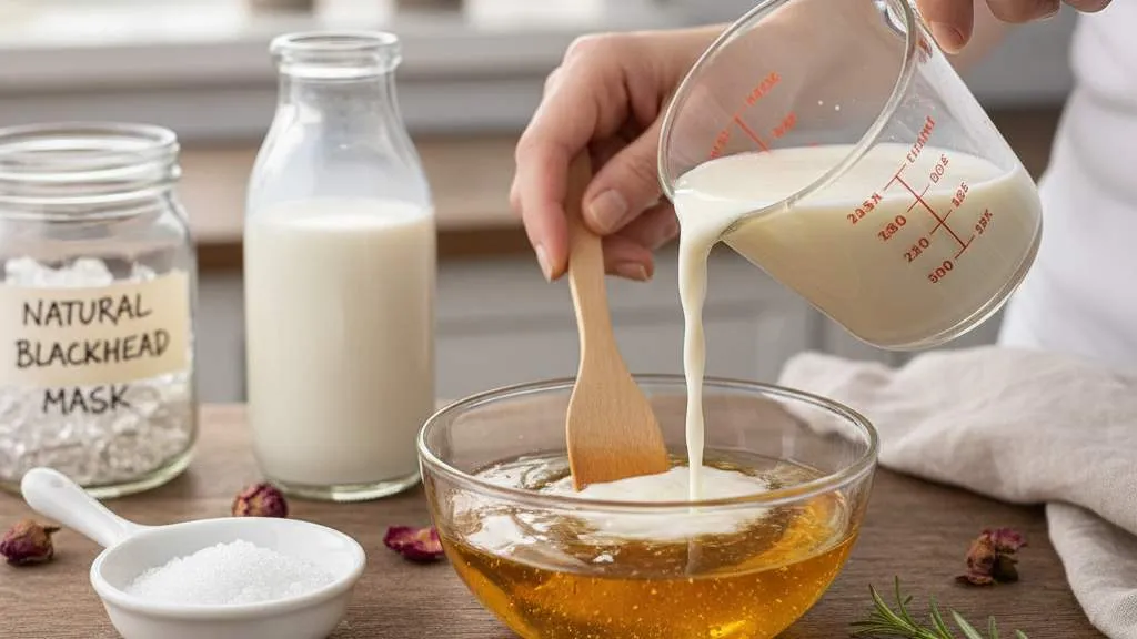 Resep Masker Komedo dengan Gelatin dan Susu (c) Ilustrasi AI