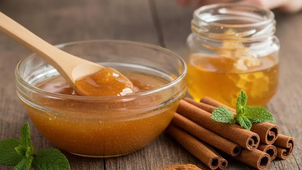 Masker Madu dan Kayu Manis Anti Komedo (c) Ilustrasi AI