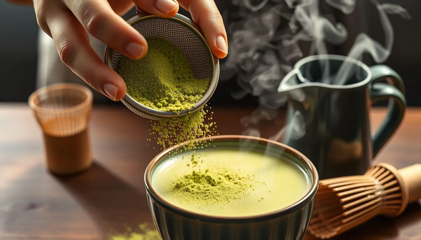 Langkah-Langkah Membuat Matcha Latte (c) Ilustrasi AI