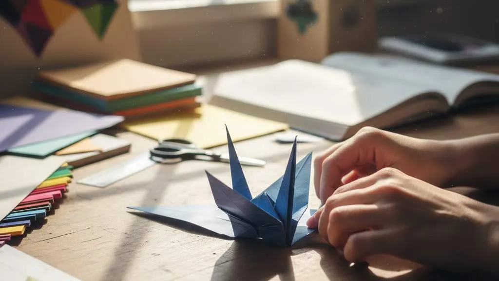 Mengenal Seni Origami dan Manfaatnya (c) Ilustrasi AI