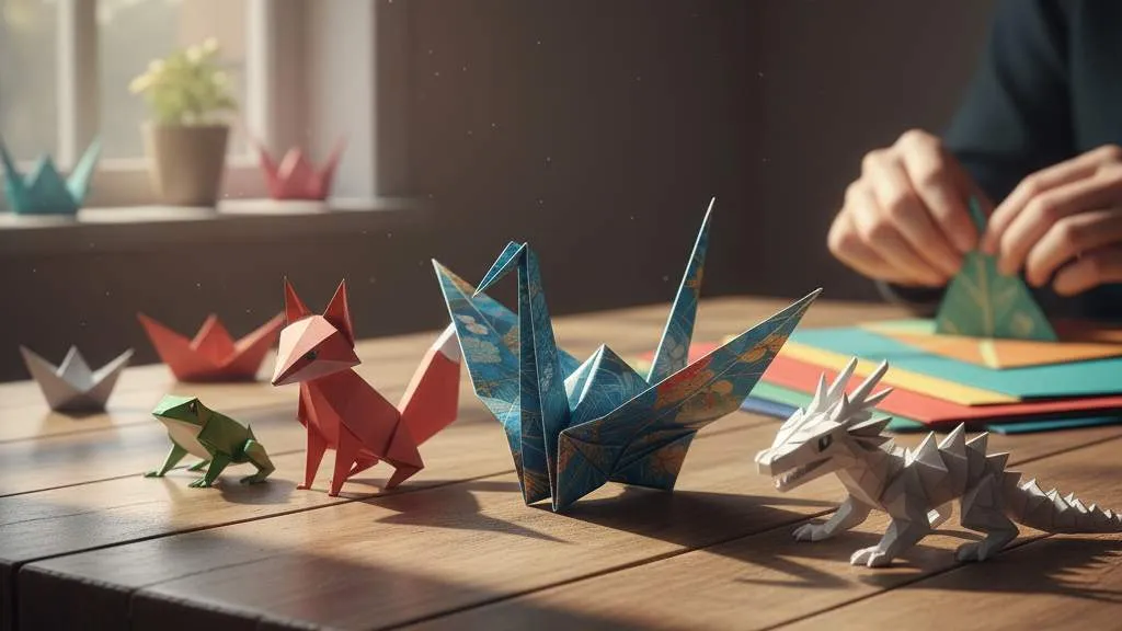 Tips dan Trik Sukses Berorigami (c) Ilustrasi AI