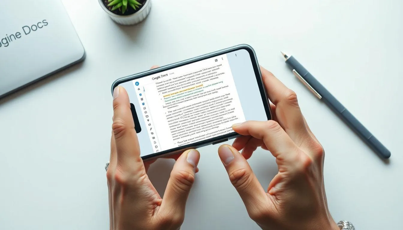 Cara Membuat PDF di HP Menggunakan Google Docs (c) Ilustrasi AI