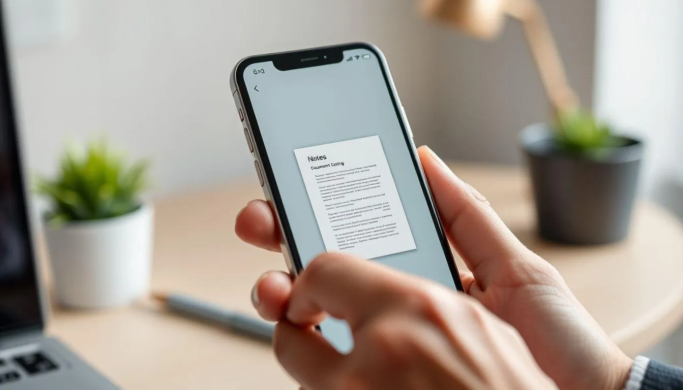 Cara Membuat PDF di HP iPhone Menggunakan Notes (c) Ilustrasi AI