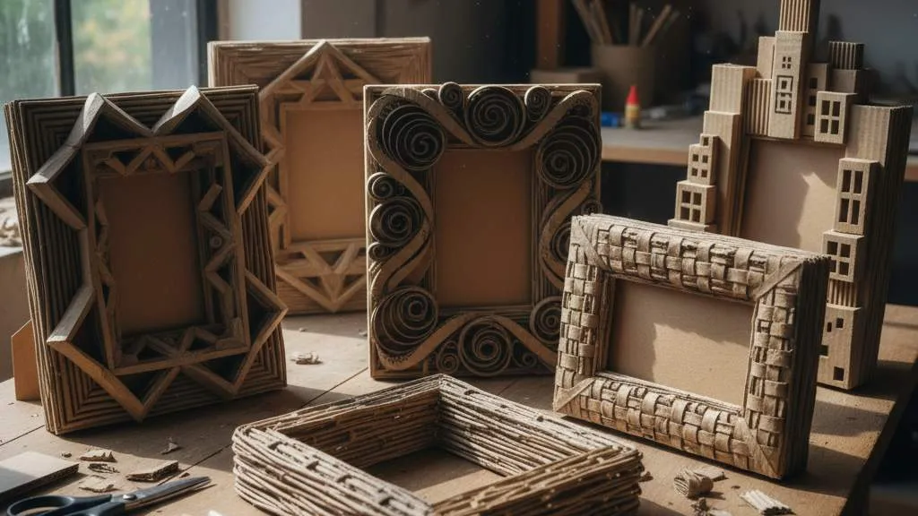 Variasi Desain Pigura 3D (c) Ilustrasi AI