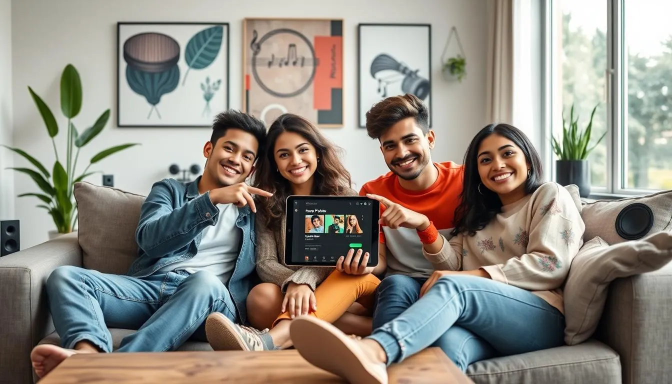 Fitur Playlist Kolaboratif (c) Ilustrasi AI