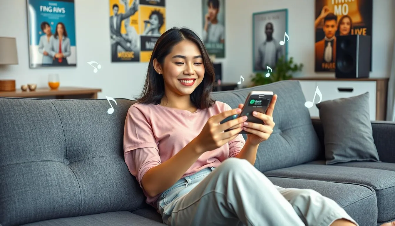 Menemukan Inspirasi untuk Playlist (c) Ilustrasi AI