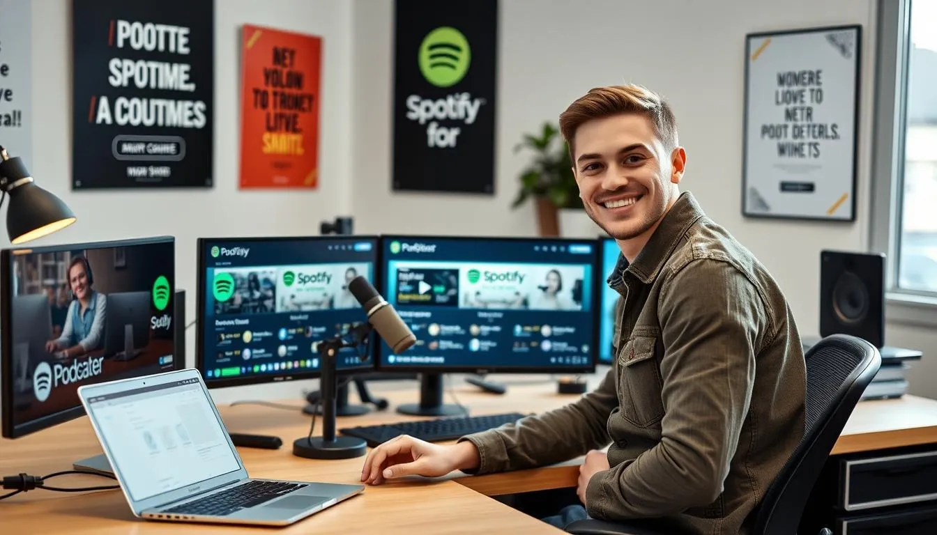 Langkah-Langkah Membuat Podcast di Spotify (c) Ilustrasi AI