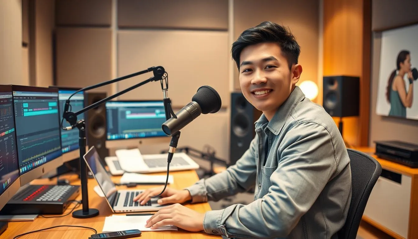 Tips Membuat Podcast yang Menarik (credit:Image by AI)