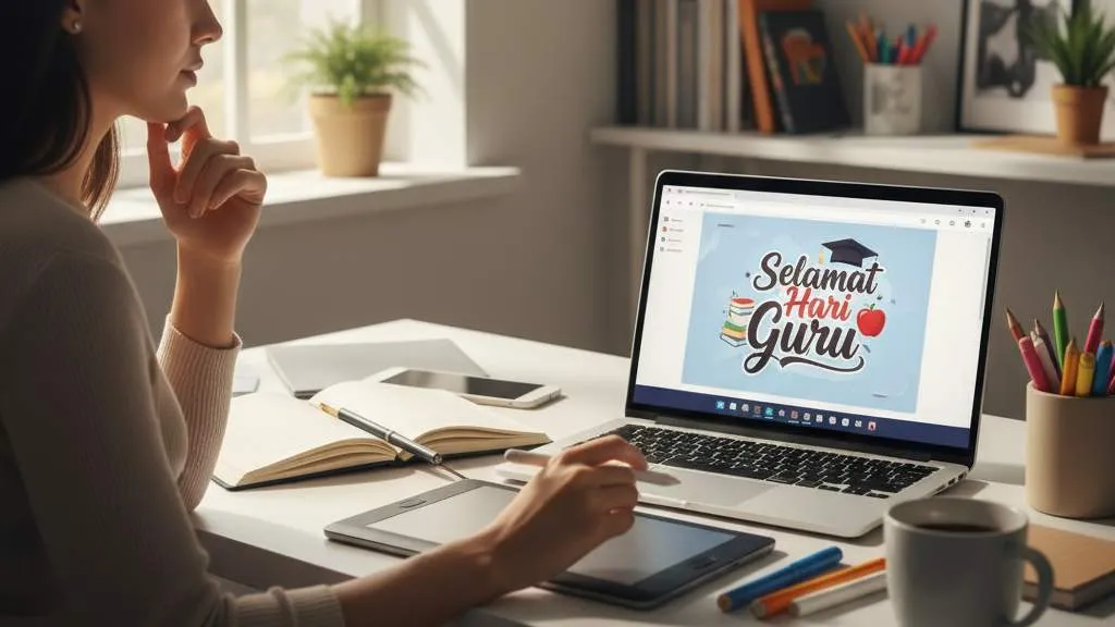 Tools dan Aplikasi untuk Membuat Poster Digital (c) Ilustrasi AI