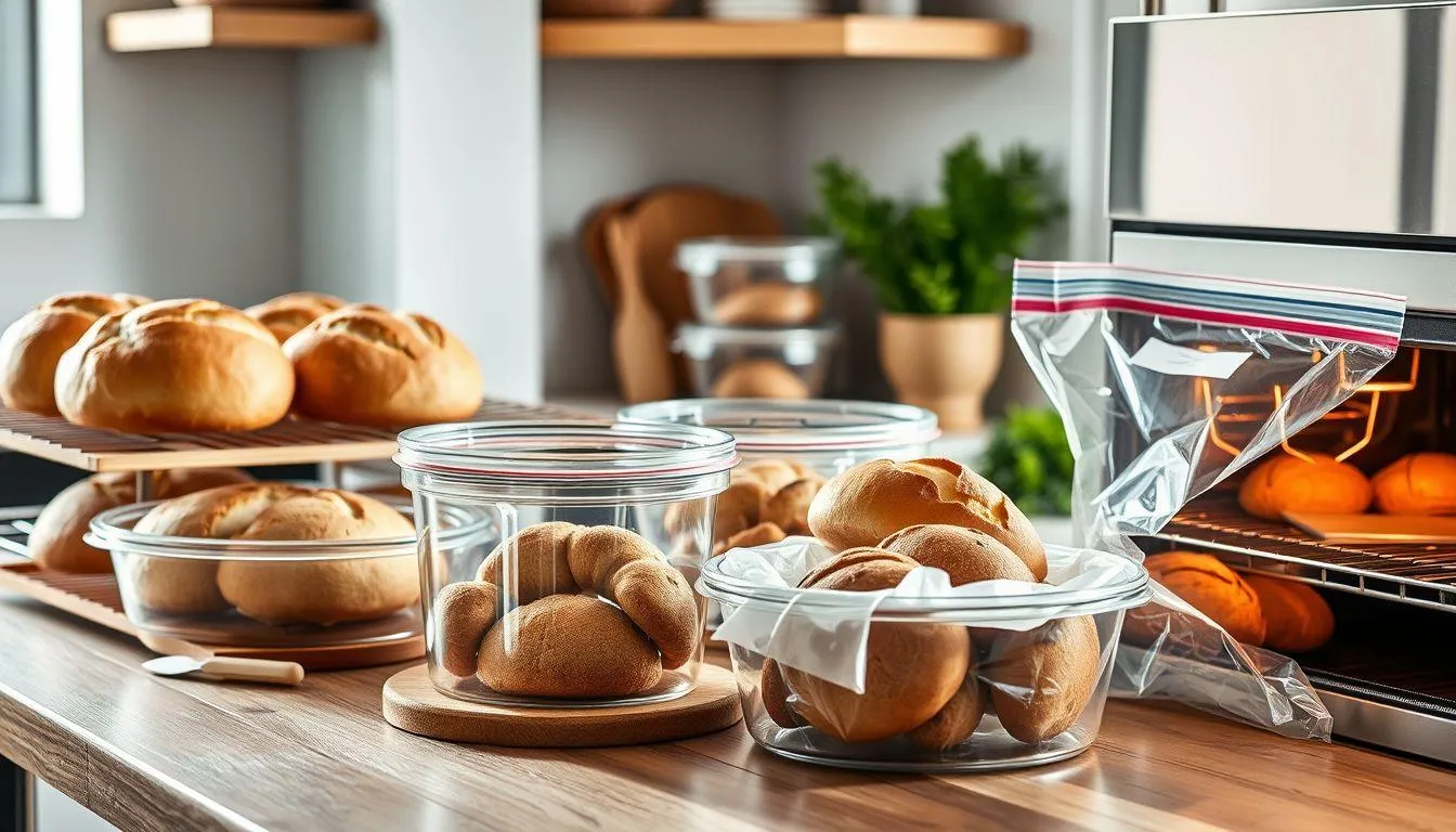 Penyimpanan dan Penyajian Roti O (c) Ilustrasi AI