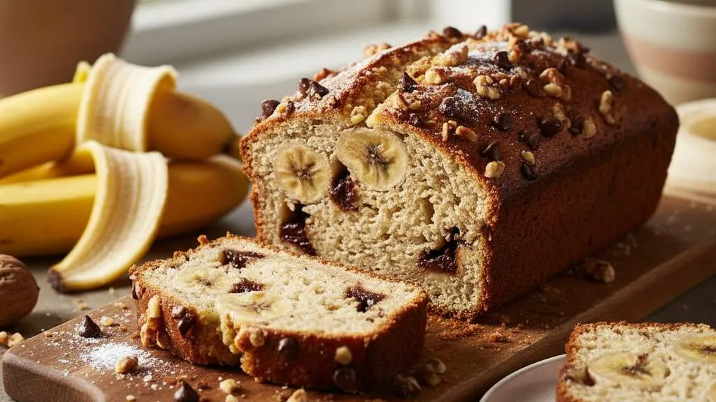 Variasi Resep Roti Pisang Lembut (c) Ilustrasi AI