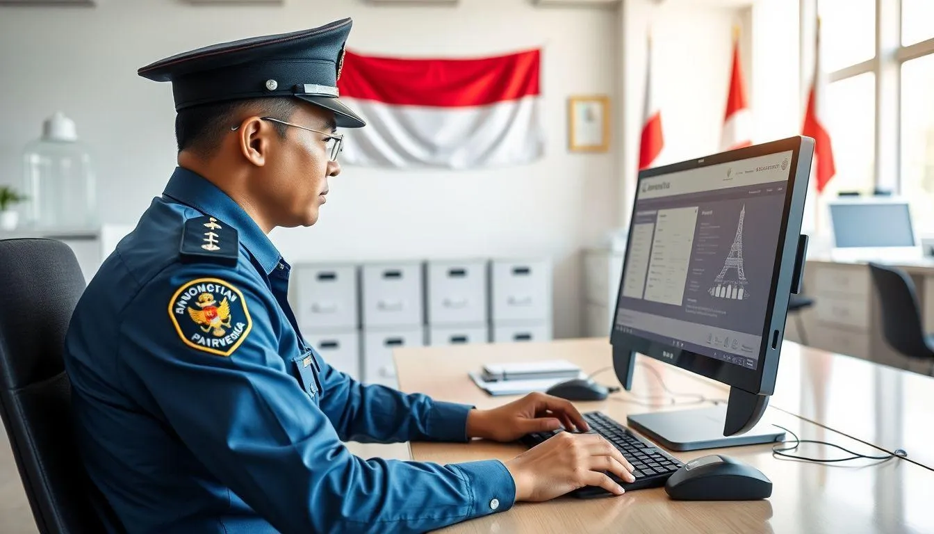 Biaya dan Waktu Pemrosesan SKCK Online (c) Ilustrasi AI