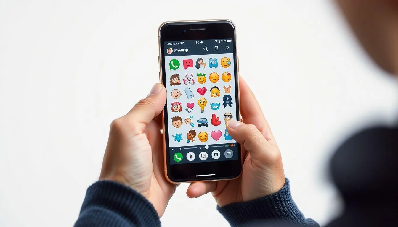 Pengertian dan Jenis Stiker WhatsApp (c) Ilustrasi AI