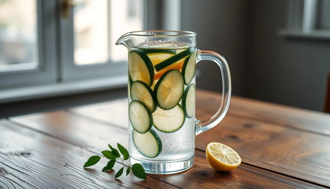 1. Membuat Es Timun Serut dengan Perasan Lemon (c) Ilustrasi AI