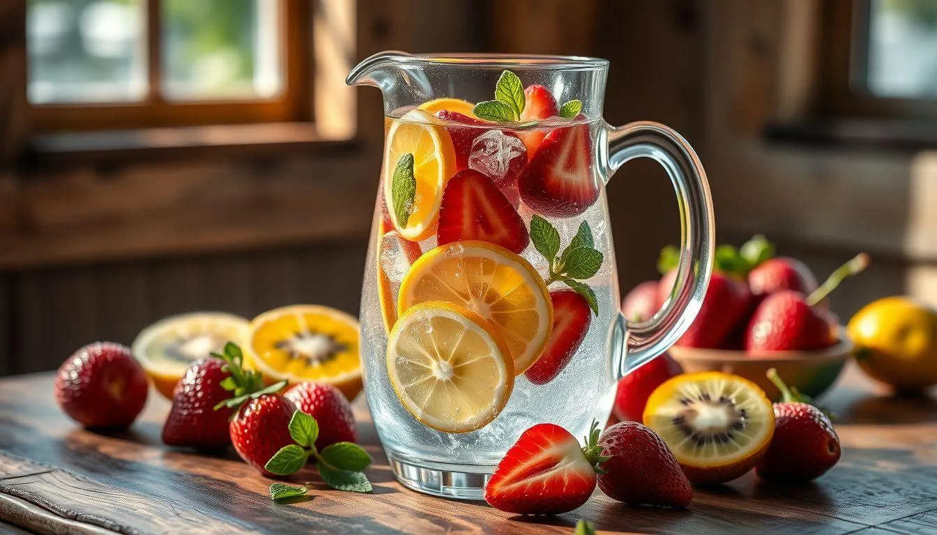 10. Membuat Infused Water Buah Segar (c) Ilustrasi AI