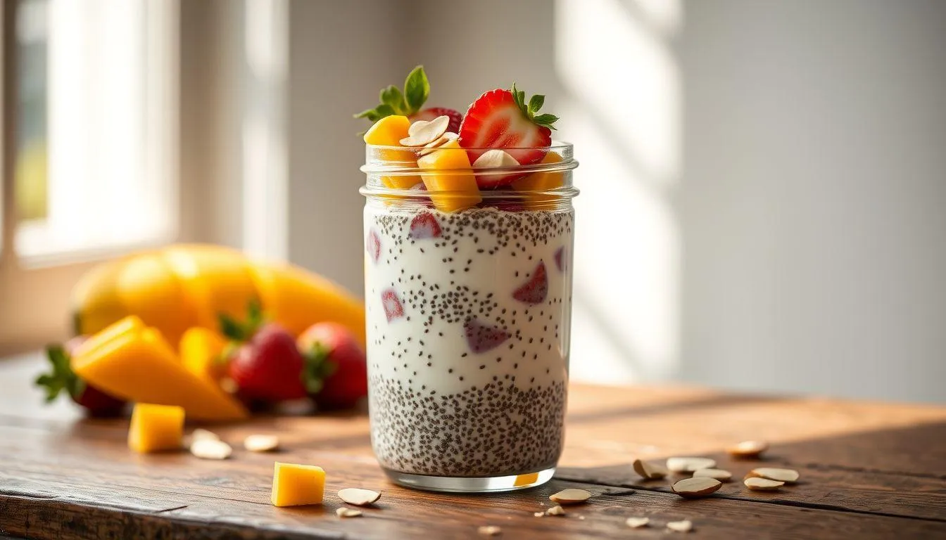 5. Membuat Puding Chia Seed dengan Buah Segar (c) Ilustrasi AI