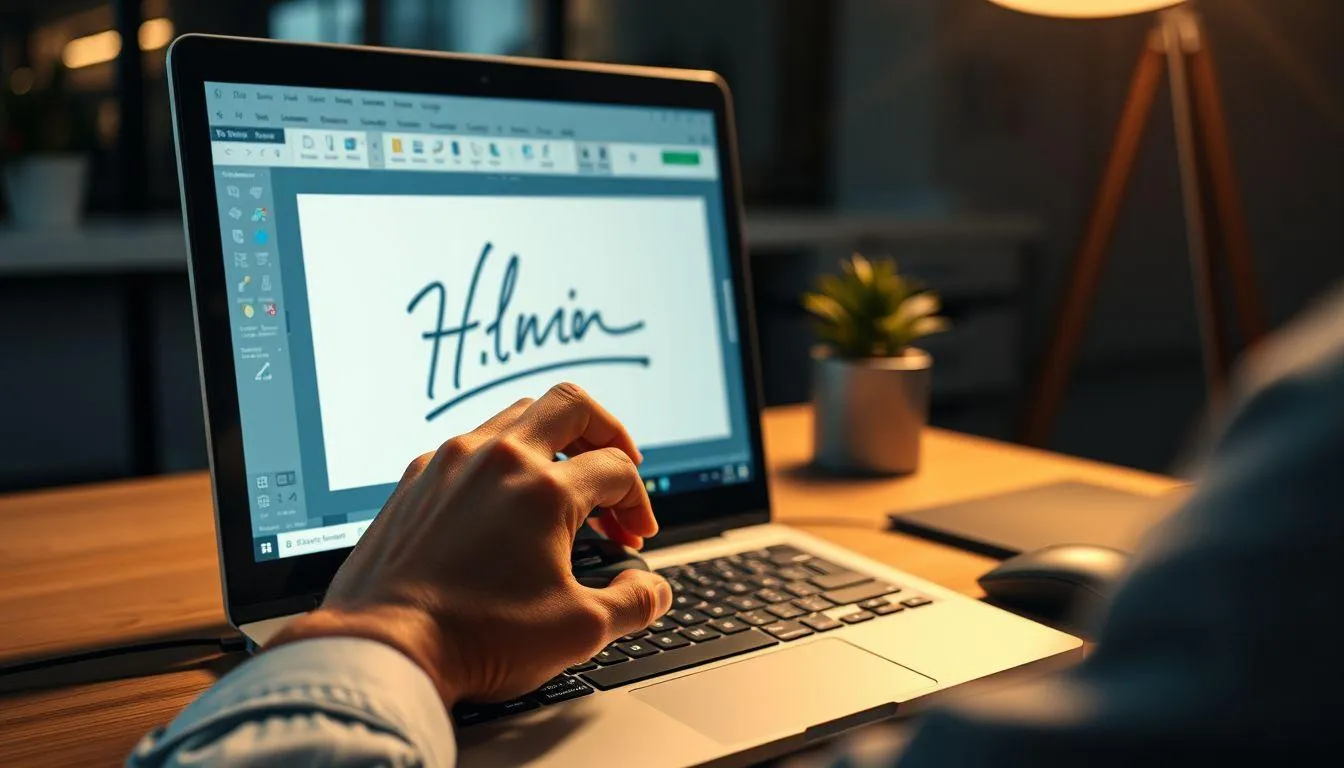 Cara Membuat Tanda Tangan Digital Menggunakan Paint di Windows (credit:Image by AI)