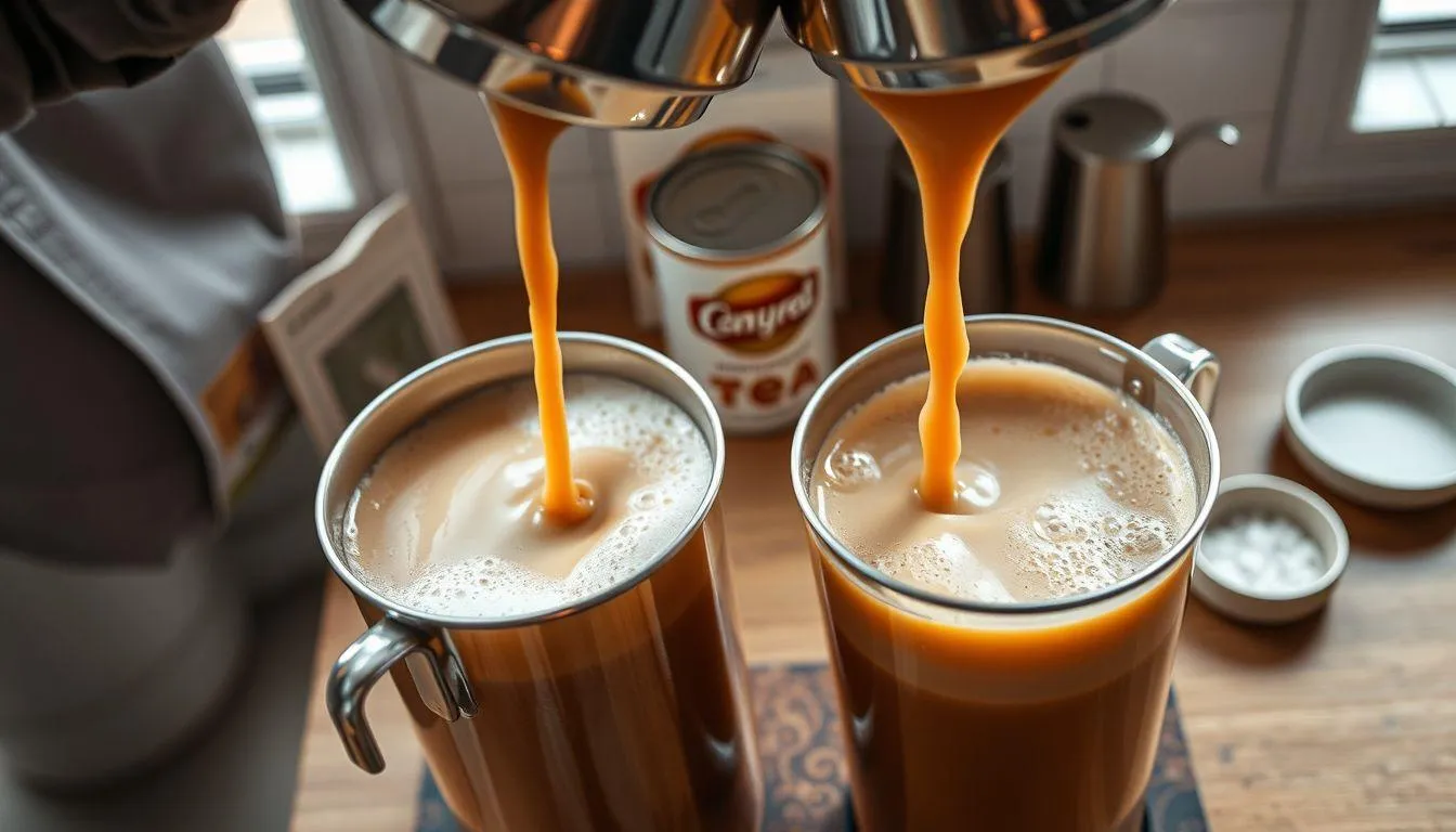 1. Cara Membuat Teh Tarik Klasik ala Cafe dengan Bahan Sederhana (c) Ilustrasi AI
