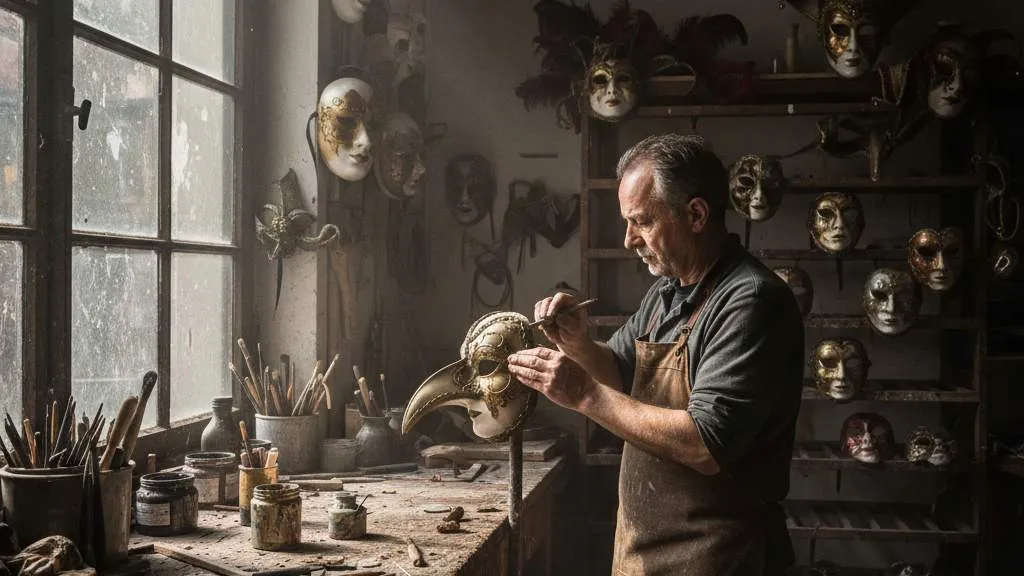 Tips dan Trik Membuat Topeng yang Menarik (c) Ilustrasi AI