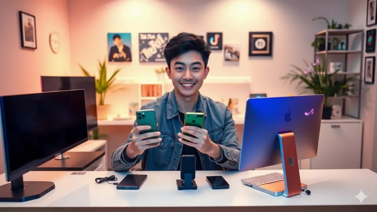 Tips Membuat Transisi TikTok yang Viral (c) Ilustrasi AI