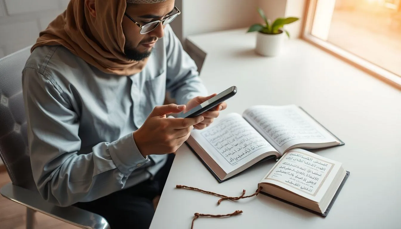 Etika Menggunakan Tulisan Arab di WhatsApp (credit:Image by AI)