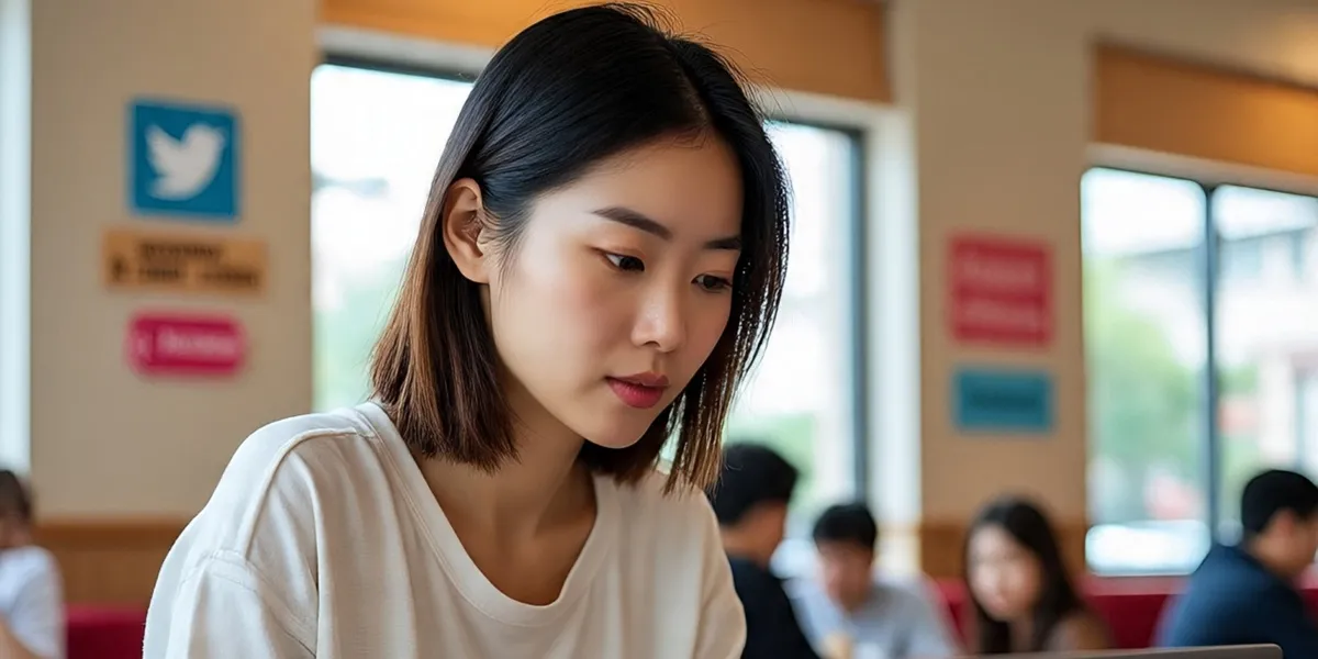 Pengertian Tulisan Unik di Twitter (c) Ilustrasi by Meta AI