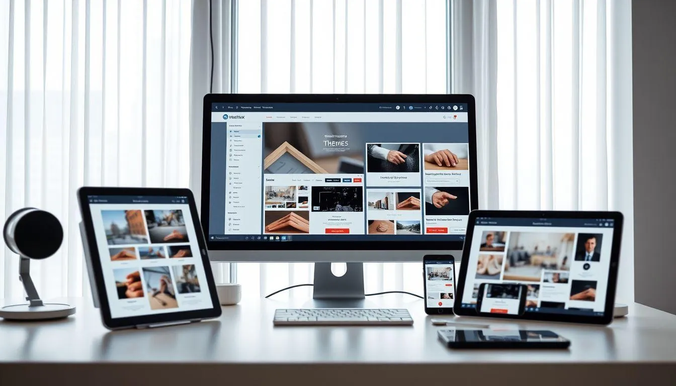 Memilih dan Mengatur Tema WordPress (c) Ilustrasi AI