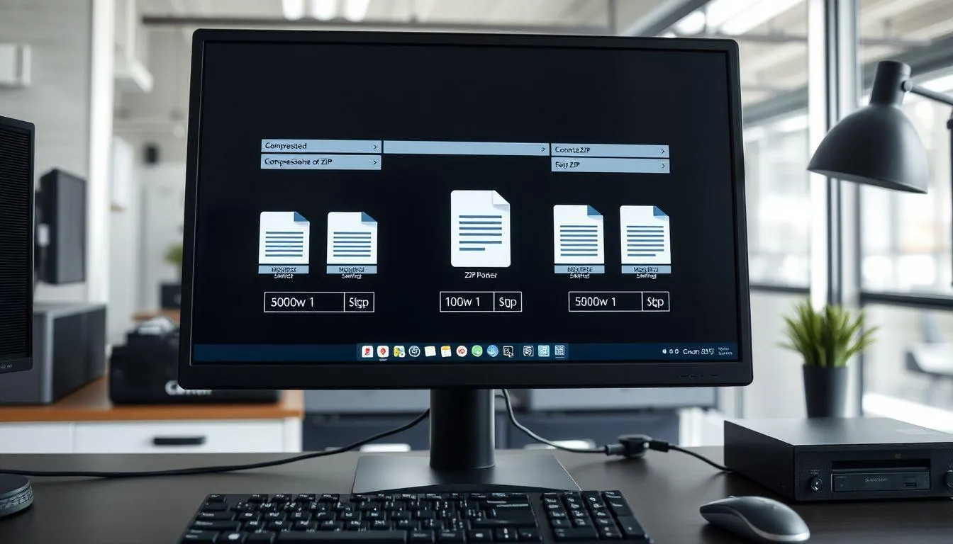 Pengertian dan Manfaat File ZIP (c) Ilustrasi AI