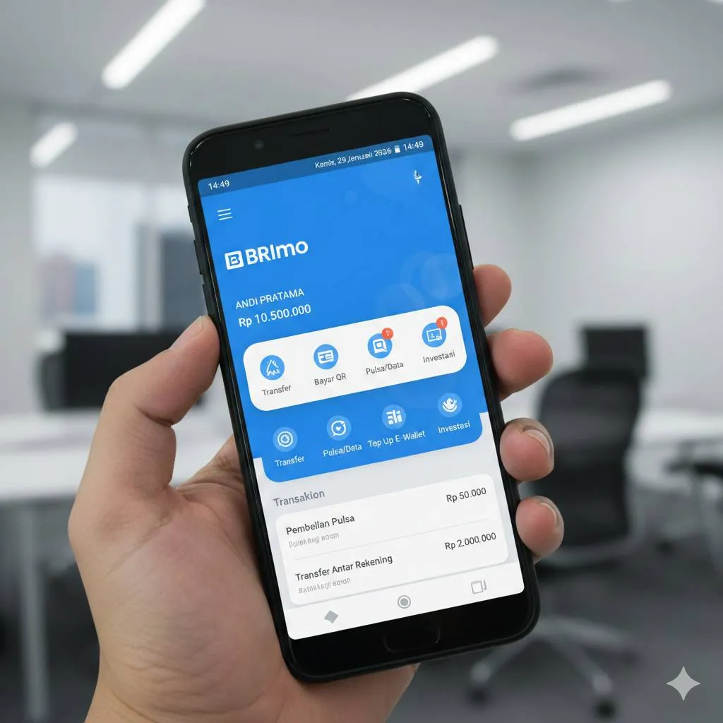 Cara Membuka Akun BRImo yang Terblokir Karena Lupa Password (c) Ilustrasi AI