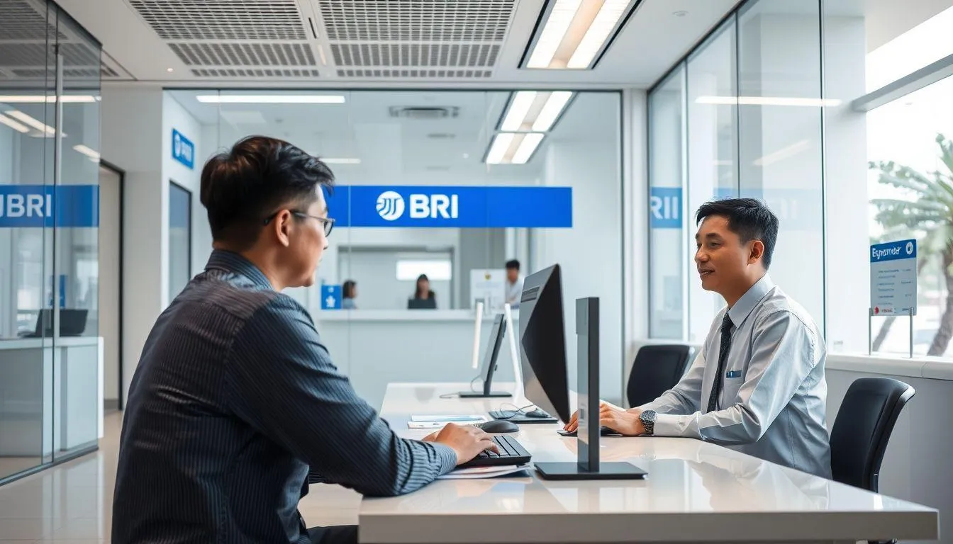 Membuka Blokir BRImo di Kantor Cabang BRI (c) Ilustrasi AI