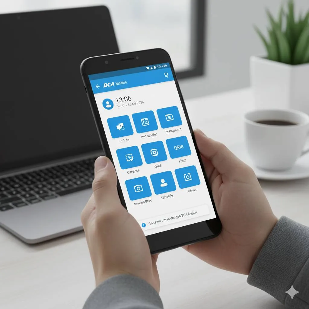 Mengenal Pemblokiran M-Banking BCA dan Solusinya (c) Ilustrasi AI
