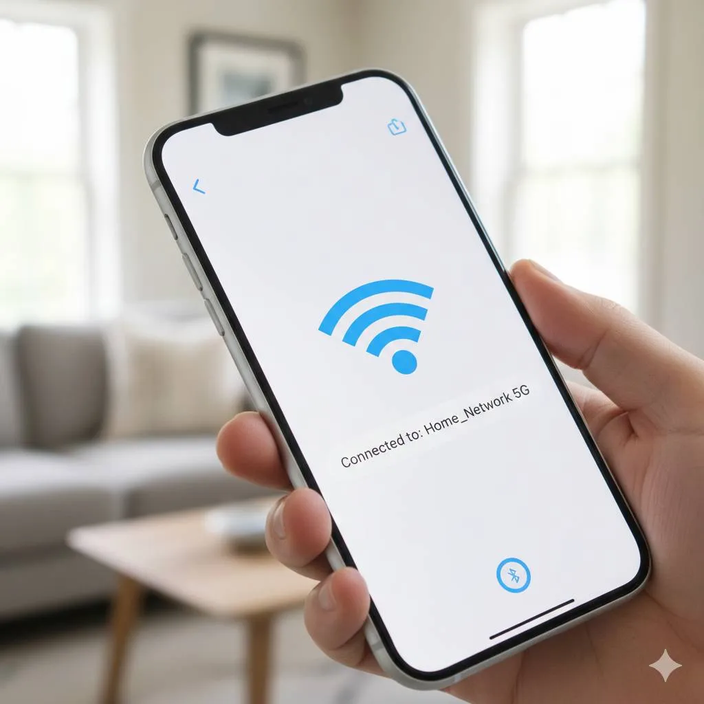 Ciri-Ciri Perangkat HP Diblokir WiFi (c) Ilustrasi AI