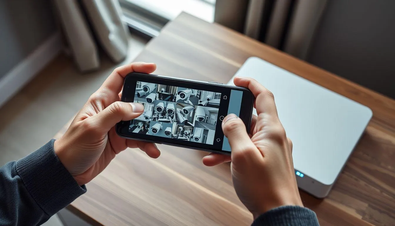 Cara Membuka CCTV Melalui Smartphone (c) Ilustrasi AI