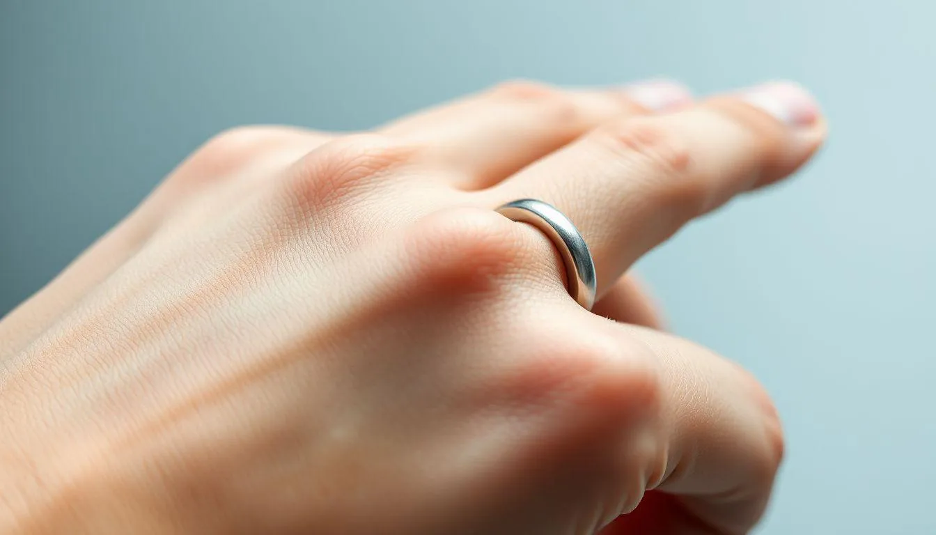 Pengertian dan Penyebab Cincin Tersangkut di Jari (c) Ilustrasi AI