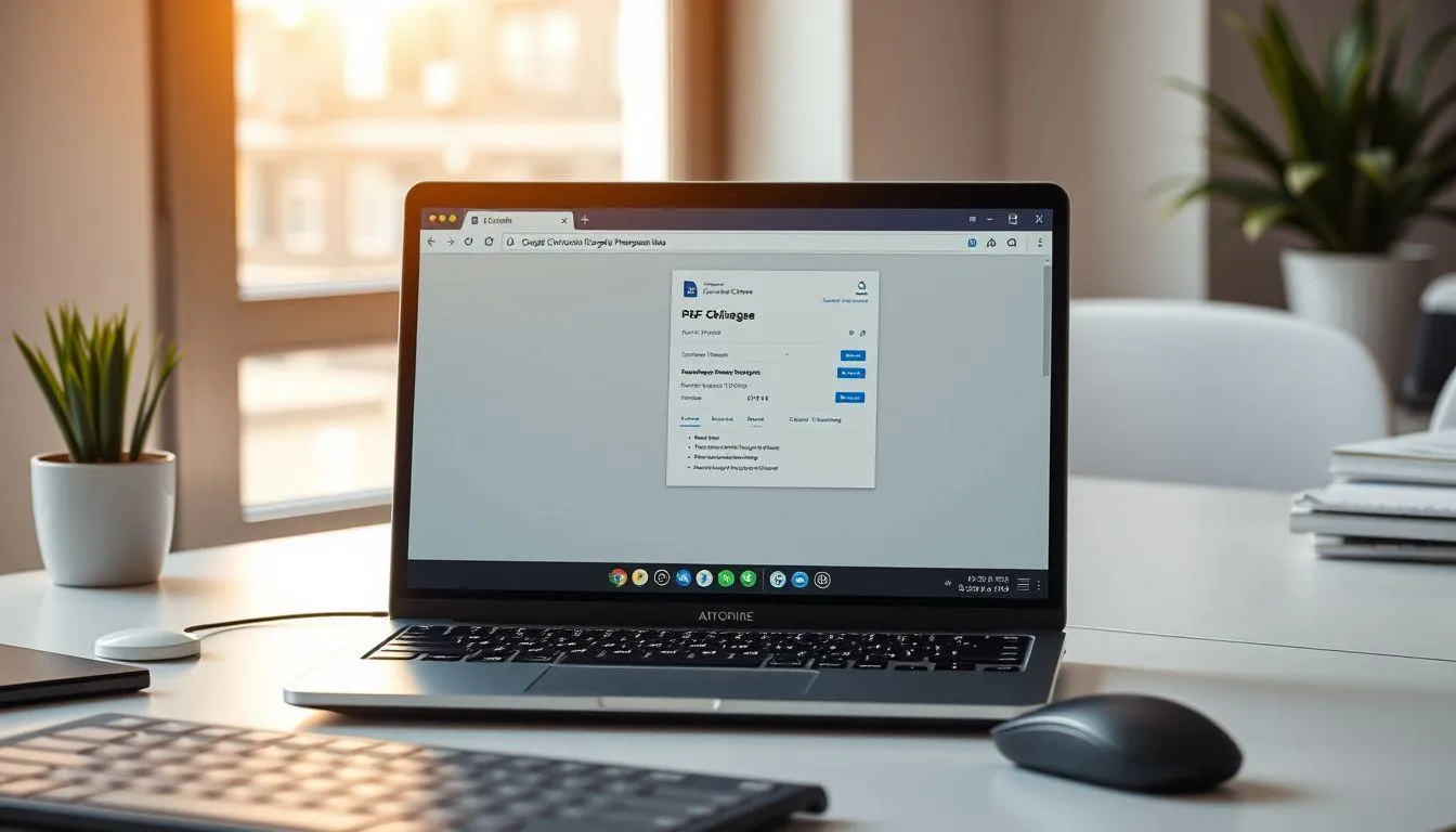 Cara Membuka PDF Terkunci dengan Google Chrome (c) Ilustrasi AI