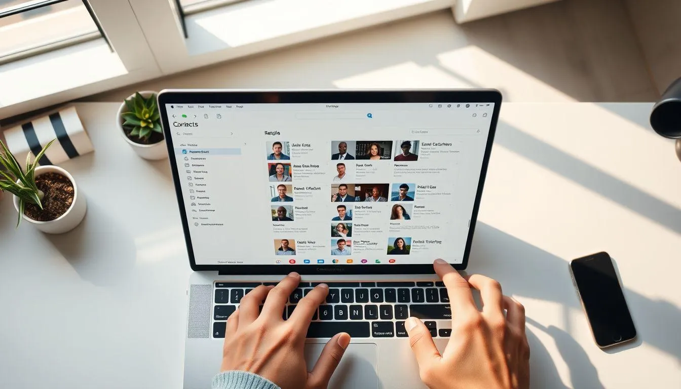 Cara Membuka File VCF di Komputer Mac (c) Ilustrasi AI