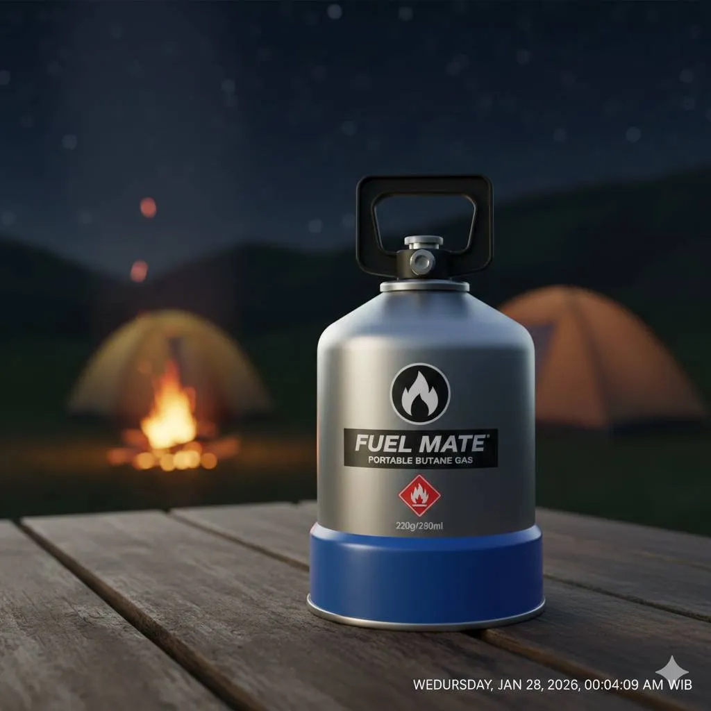 Langkah-Langkah Membuka dan Memasang Gas Portable (c) Ilustrasi AI