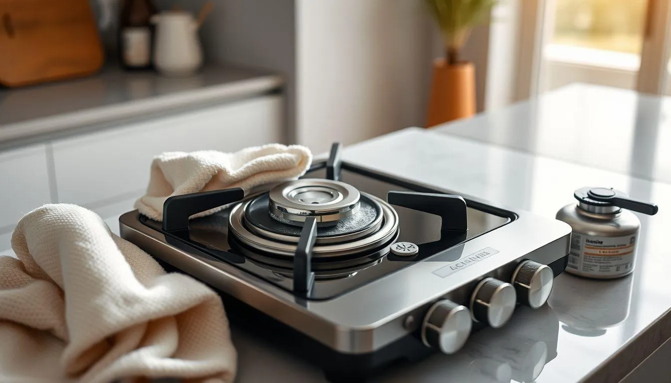 Cara Merawat dan Membersihkan Kompor Portable (c) Ilustrasi AI