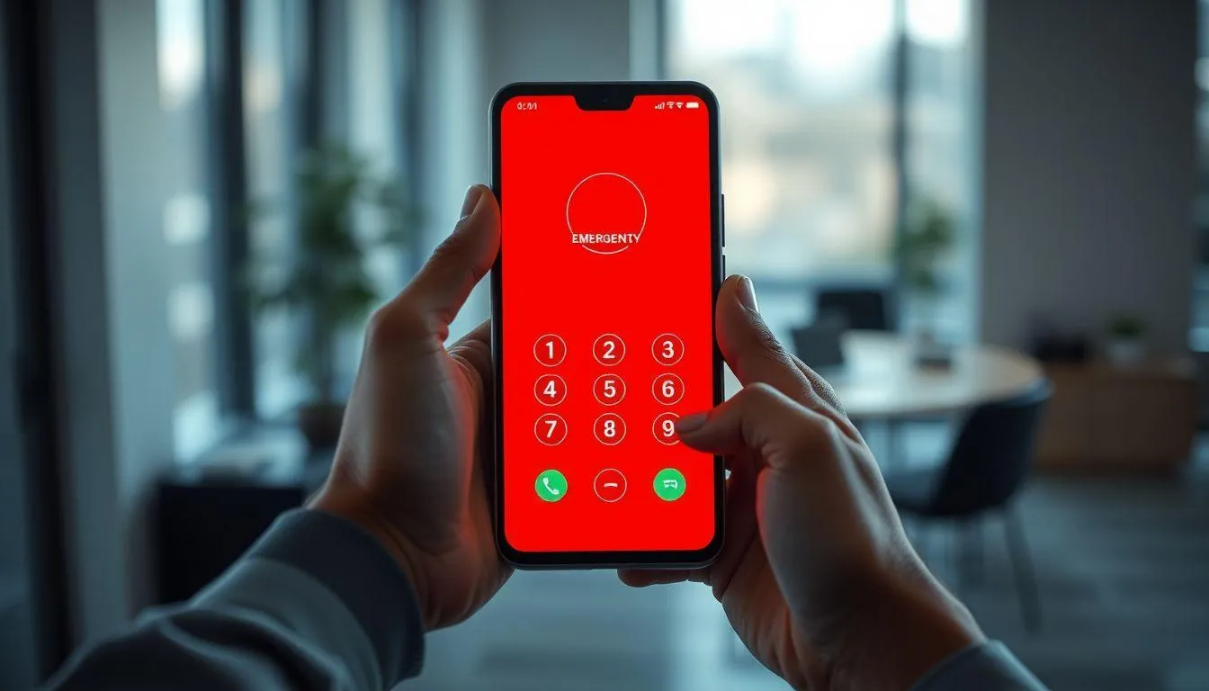 Memanfaatkan Fitur Panggilan Darurat untuk Bypass Kunci Layar (c) Ilustrasi AI
