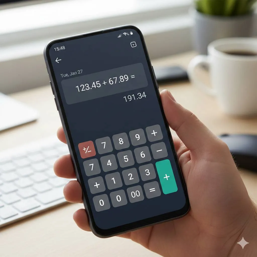 Fitur Keamanan dalam Aplikasi Kalkulator Rahasia (c) Ilustrasi AI
