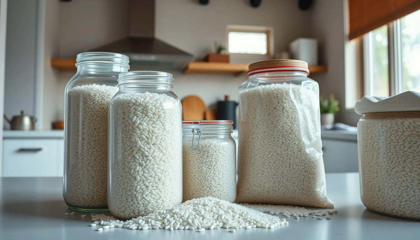 Tips Penyimpanan Beras Setelah Membuka Karung (c) Ilustrasi AI