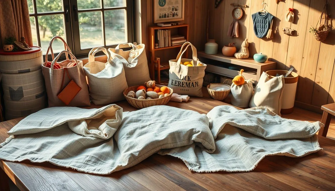 Memanfaatkan Karung Beras Bekas (c) Ilustrasi AI